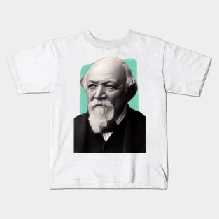 English Novelist Robert Browning illustration Kids T-Shirt